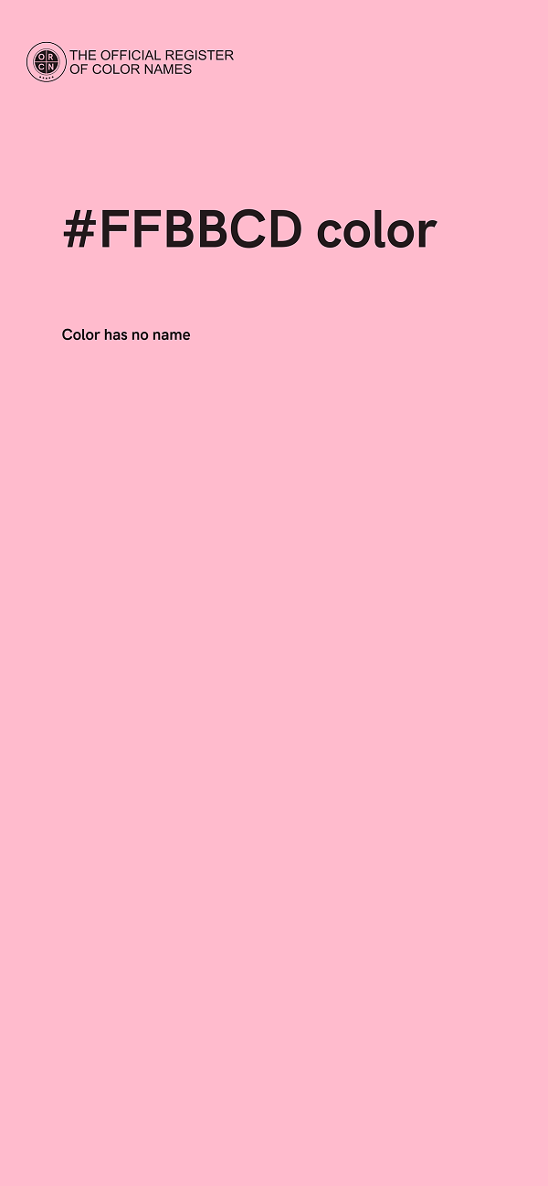 #FFBBCD color image