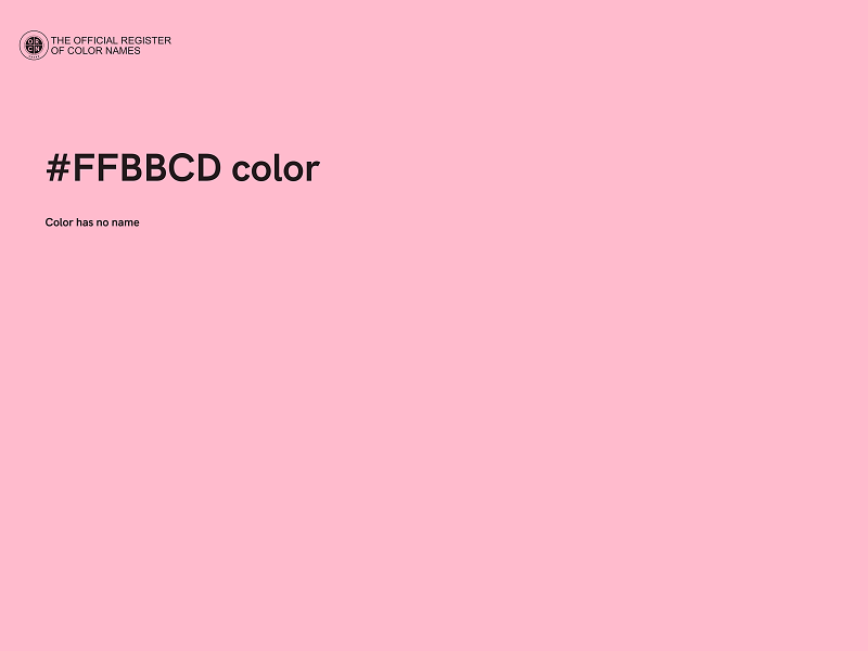 #FFBBCD color image