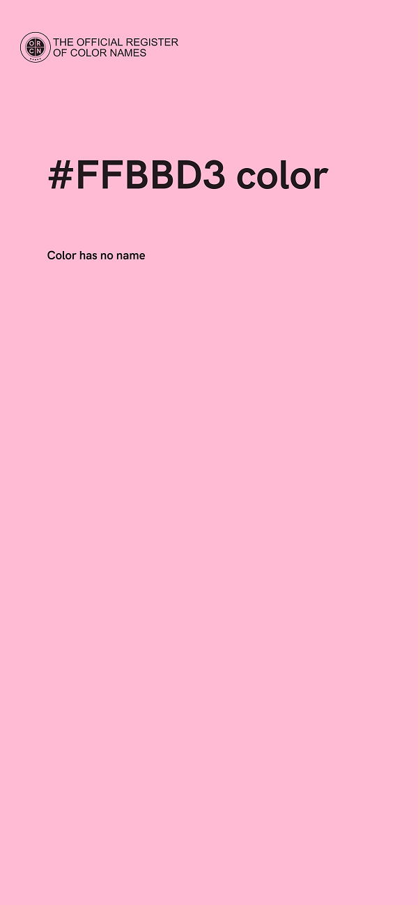 #FFBBD3 color image