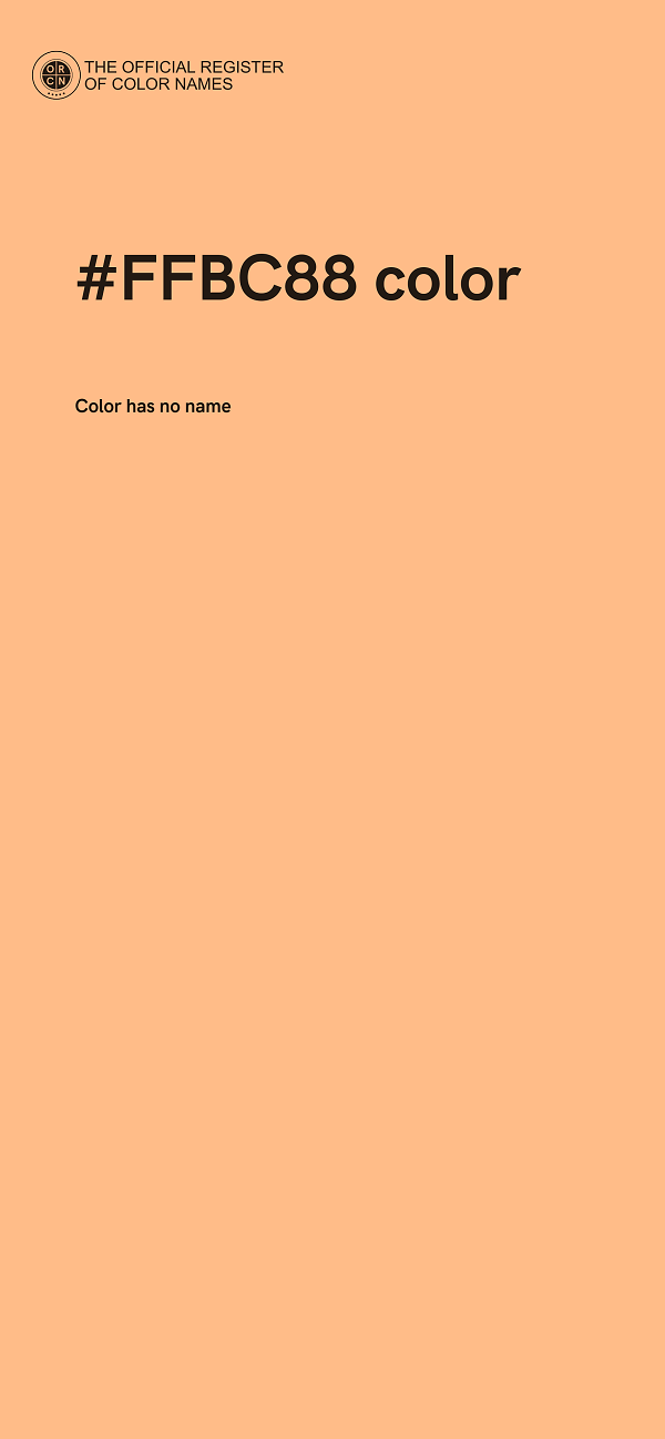 #FFBC88 color image