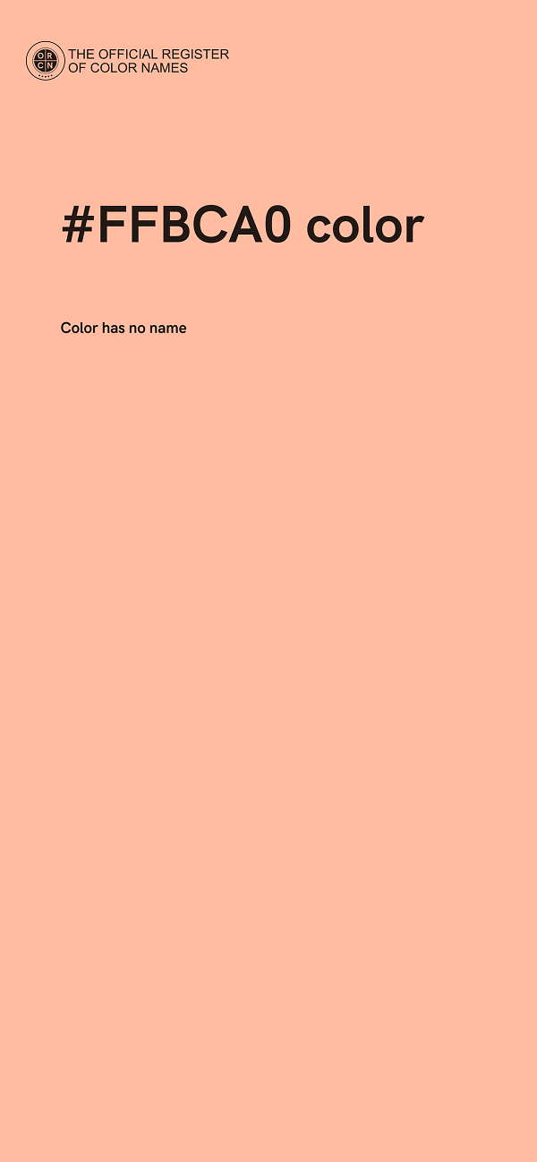 #FFBCA0 color image