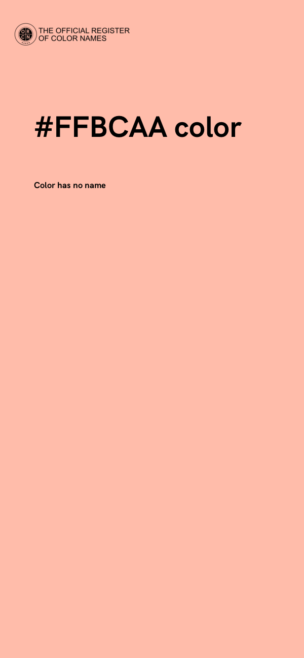 #FFBCAA color image