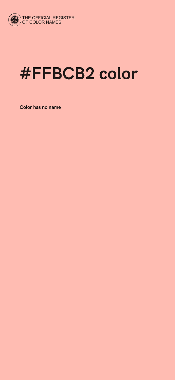 #FFBCB2 color image