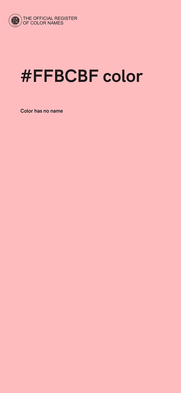 #FFBCBF color image