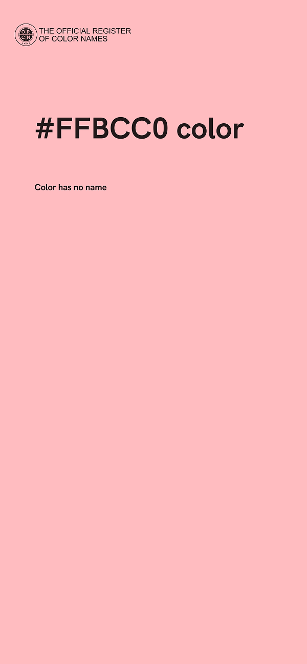 #FFBCC0 color image