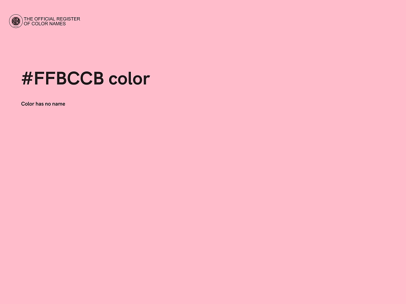 #FFBCCB color image