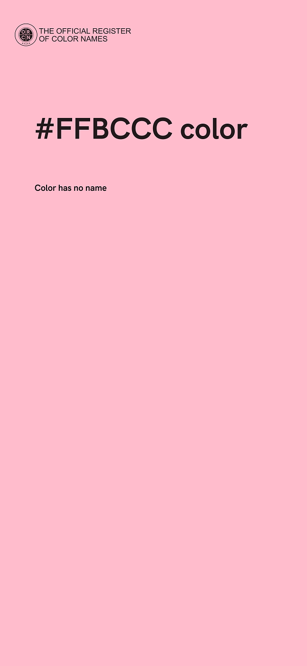 #FFBCCC color image