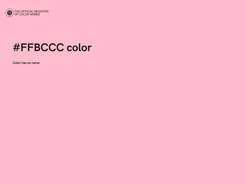 #FFBCCC color image