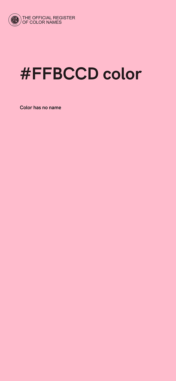 #FFBCCD color image