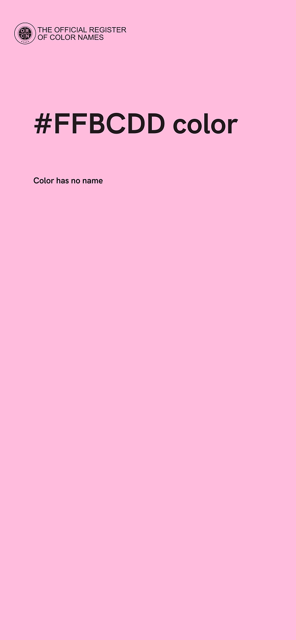 #FFBCDD color image