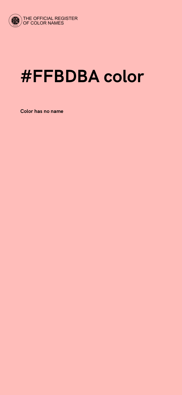 #FFBDBA color image