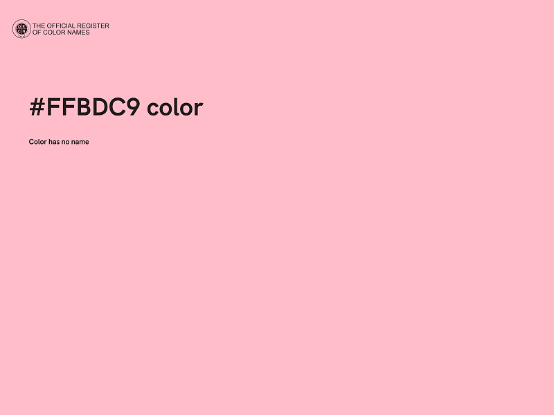 #FFBDC9 color image