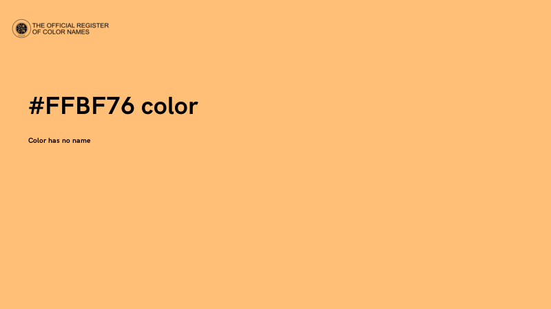 #FFBF76 color image
