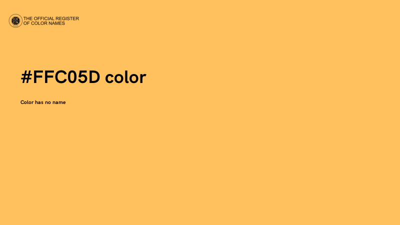 #FFC05D color image