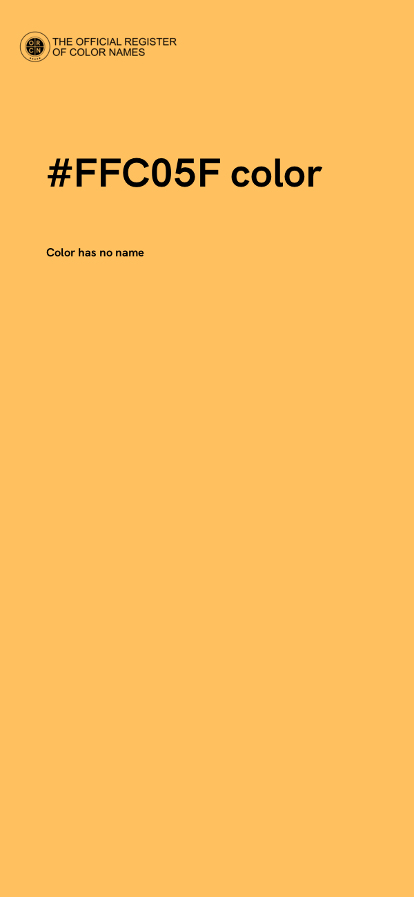 #FFC05F color image