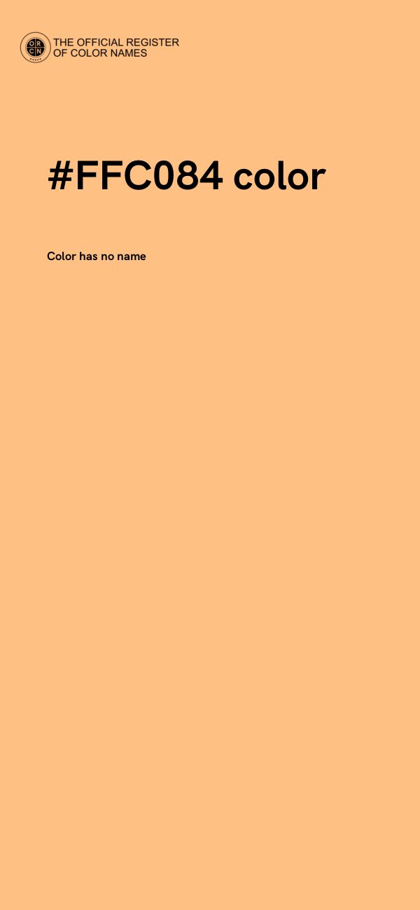 #FFC084 color image