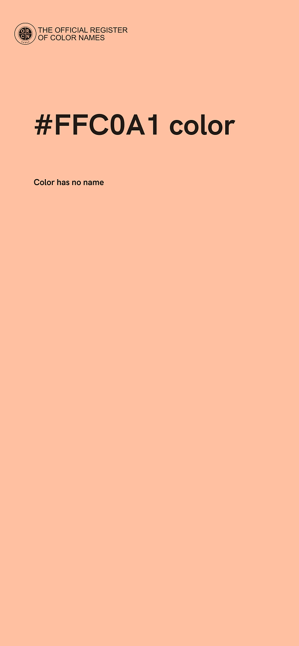 #FFC0A1 color image