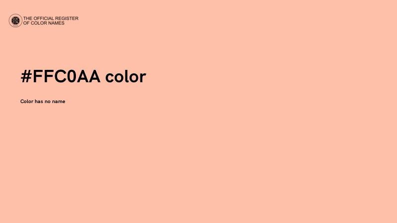 #FFC0AA color image