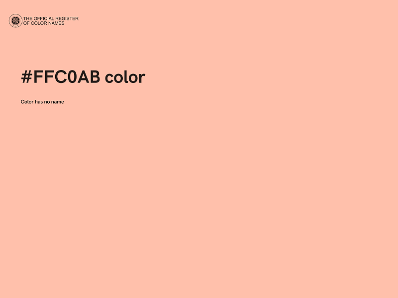 #FFC0AB color image