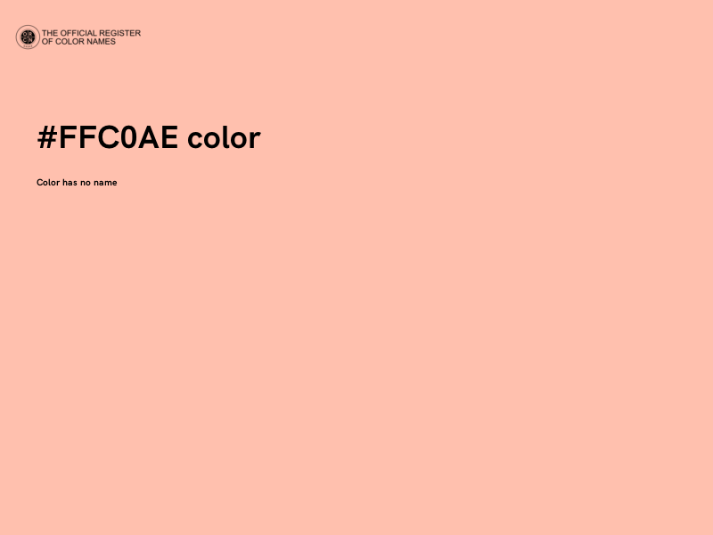 #FFC0AE color image