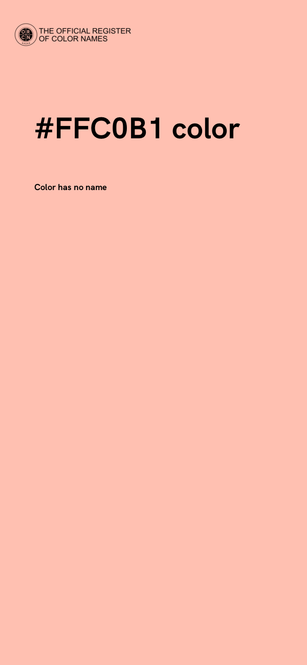 #FFC0B1 color image