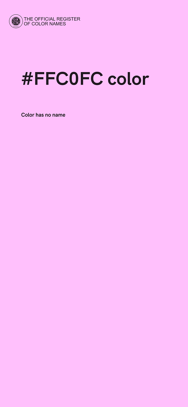 #FFC0FC color image