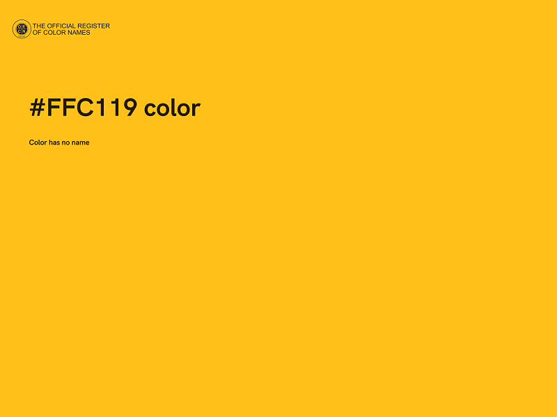 #FFC119 color image