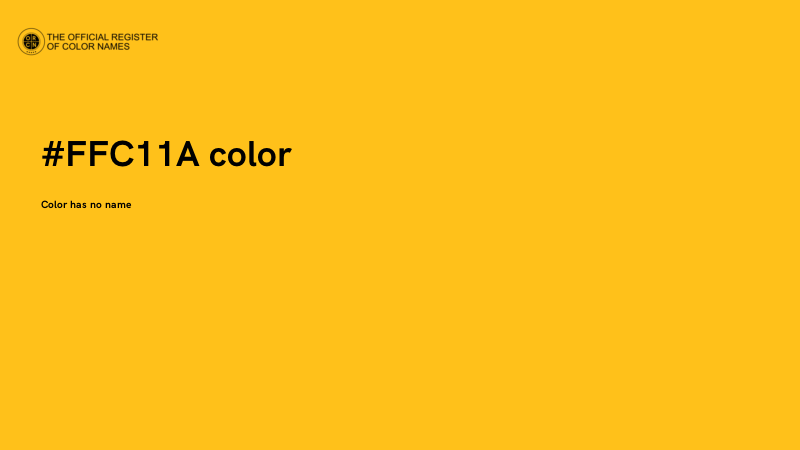 #FFC11A color image