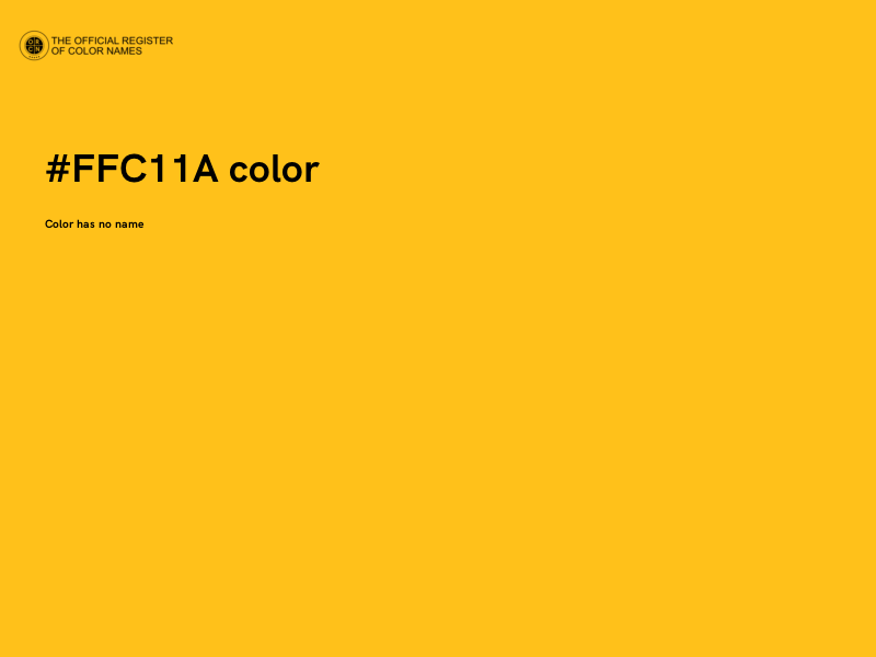 #FFC11A color image