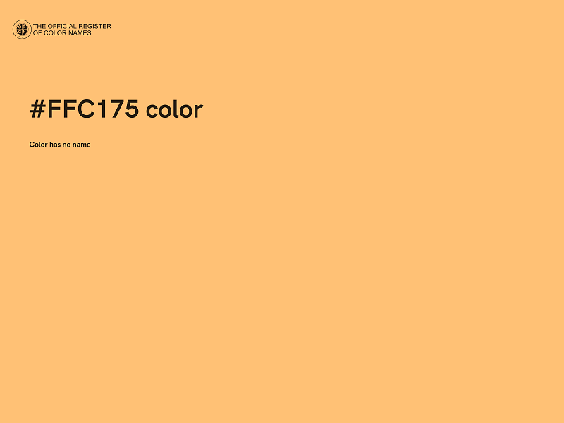 #FFC175 color image
