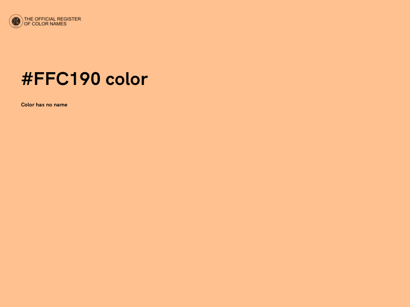 #FFC190 color image