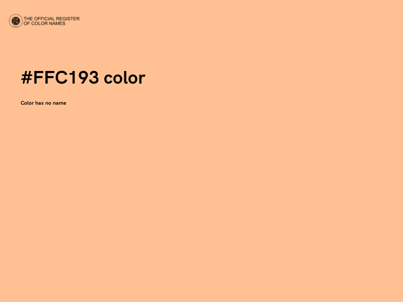 #FFC193 color image