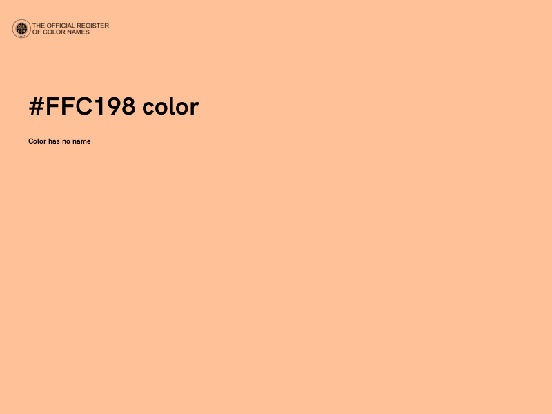 #FFC198 color image