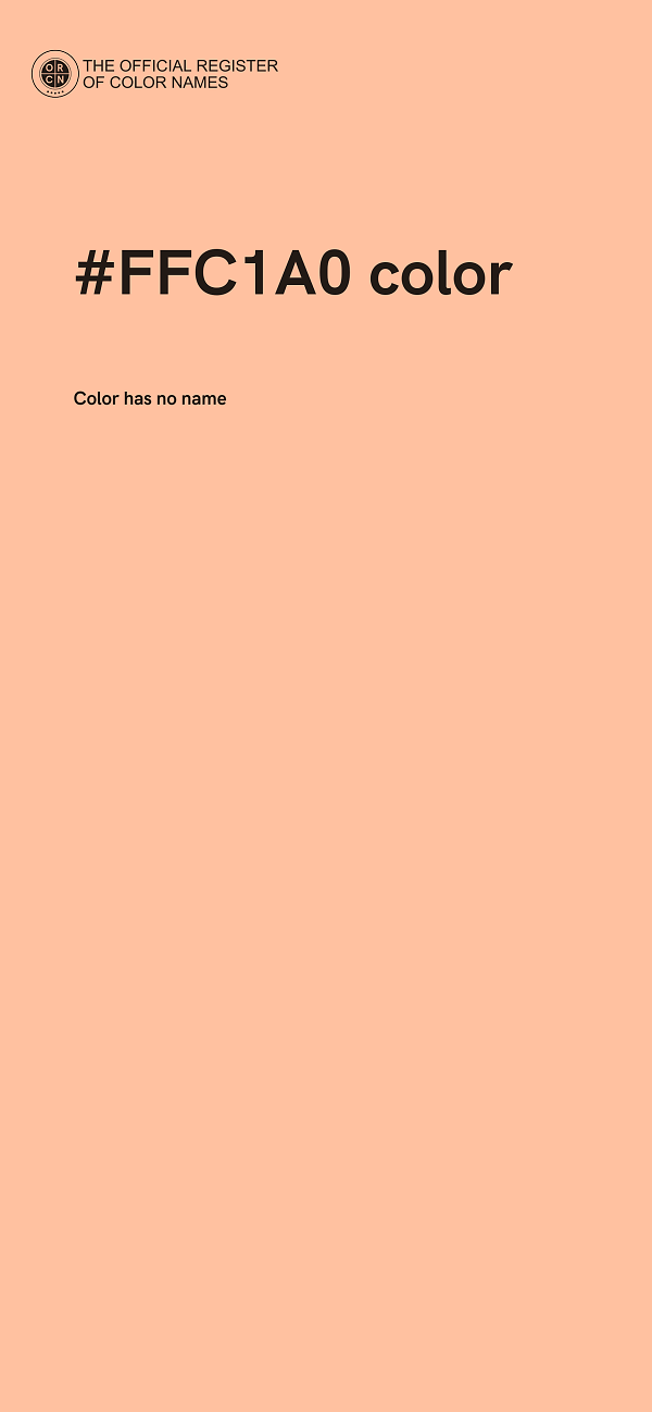 #FFC1A0 color image