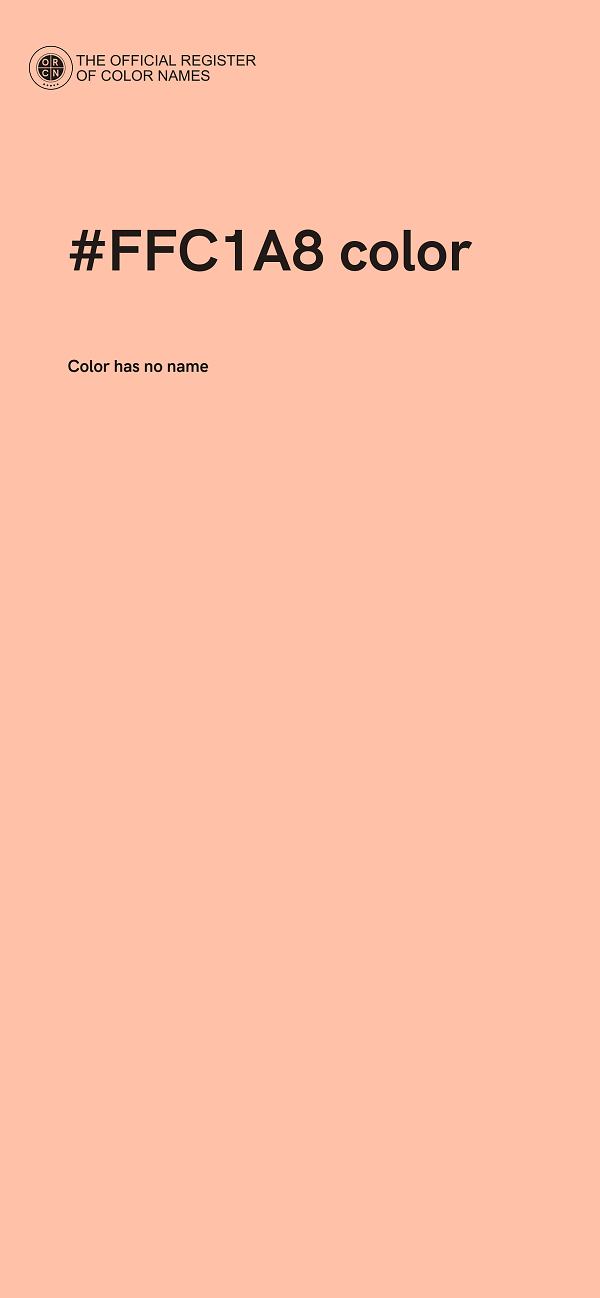#FFC1A8 color image