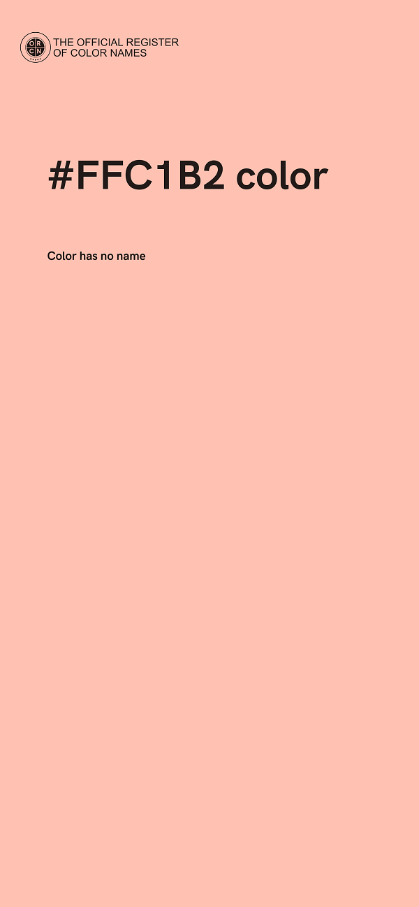 #FFC1B2 color image