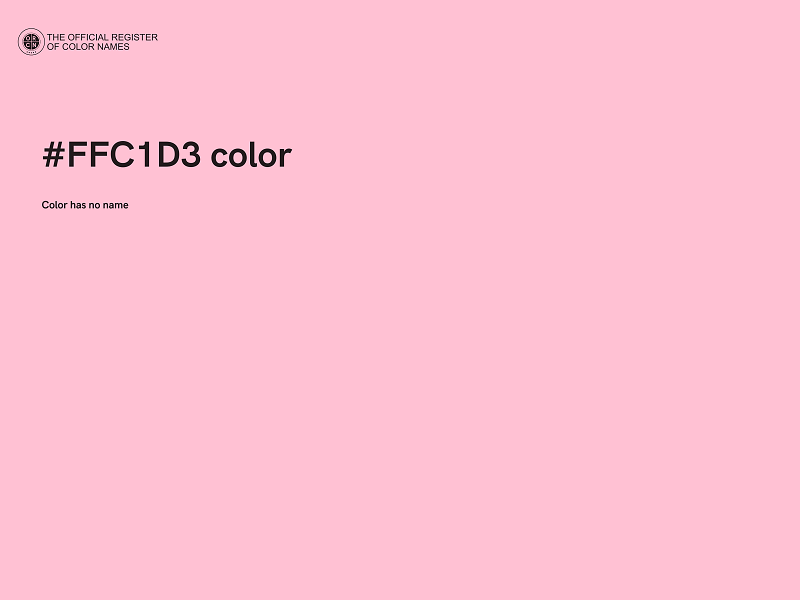 #FFC1D3 color image