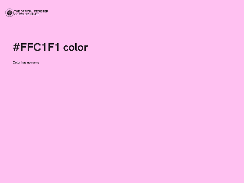 #FFC1F1 color image