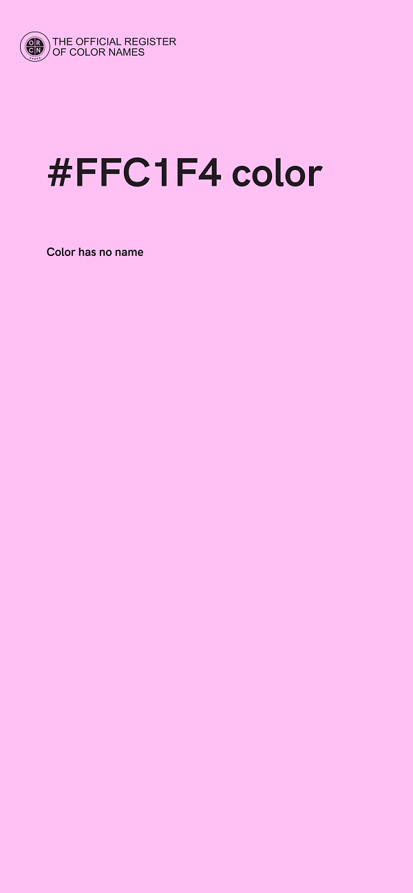 #FFC1F4 color image