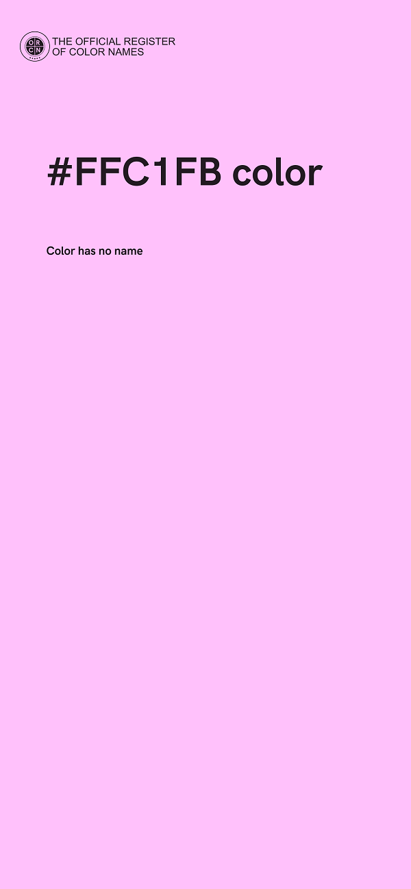 #FFC1FB color image