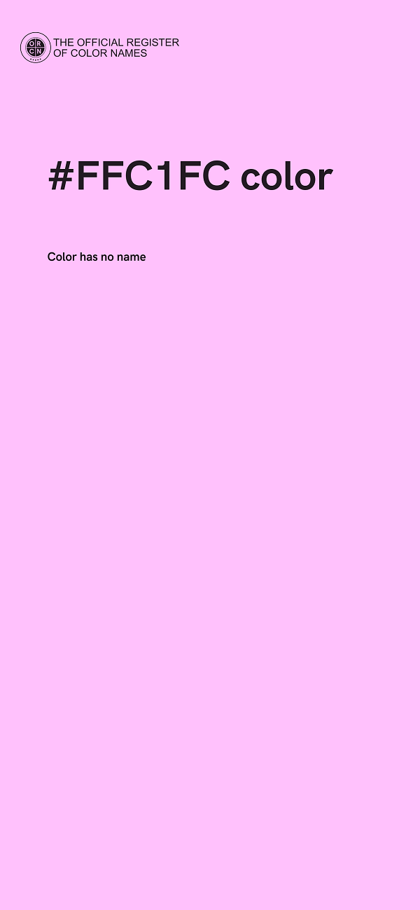 #FFC1FC color image