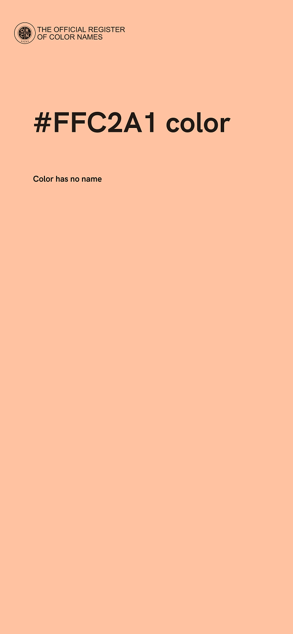 #FFC2A1 color image