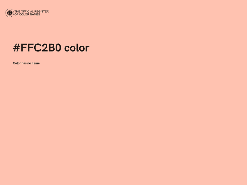 #FFC2B0 color image