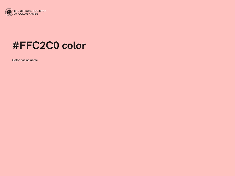 #FFC2C0 color image