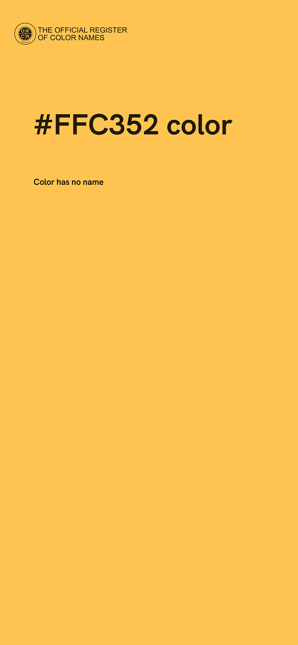 #FFC352 color image