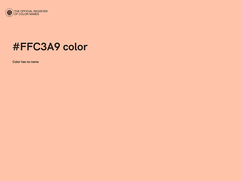 #FFC3A9 color image