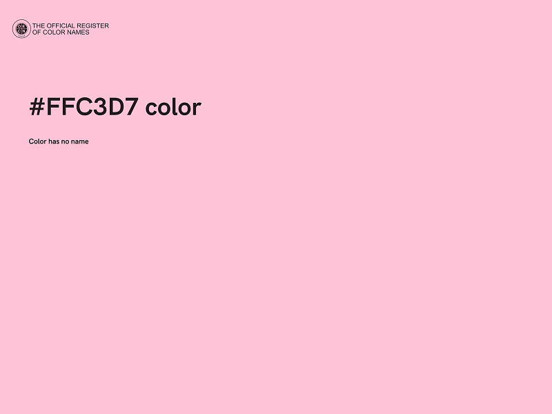 #FFC3D7 color image