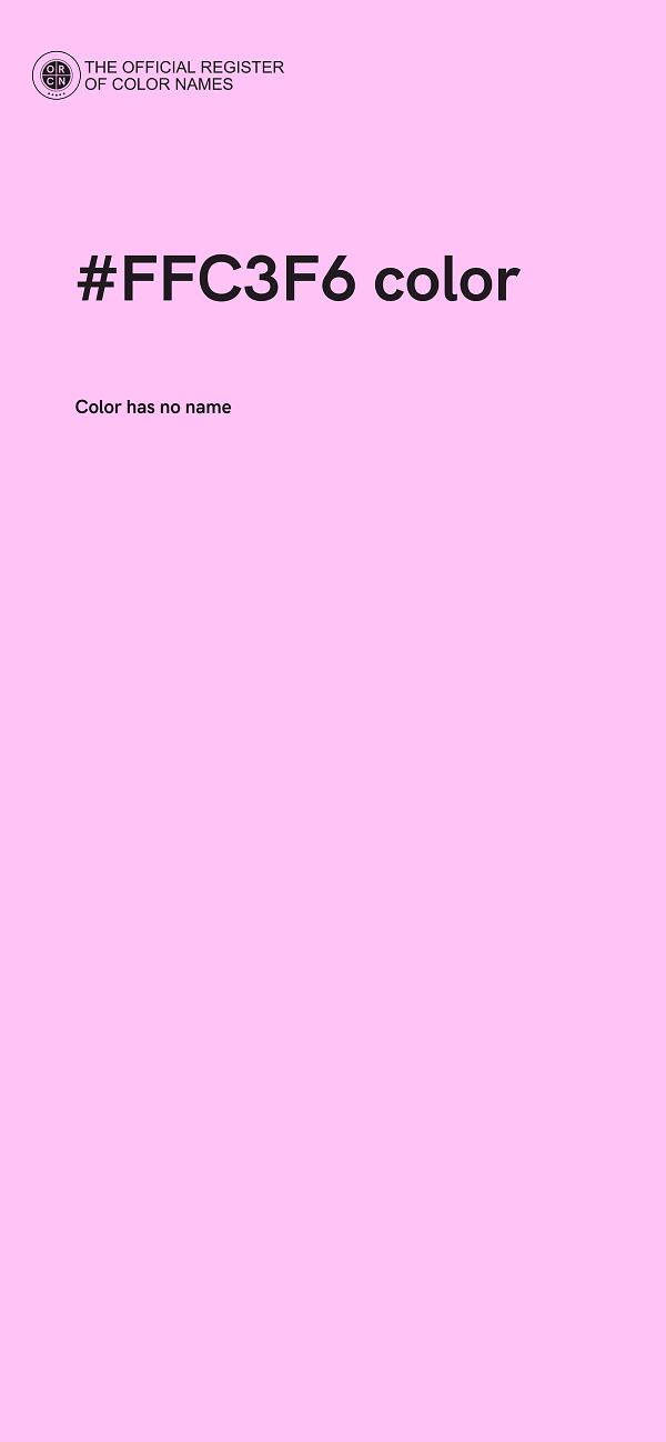#FFC3F6 color image