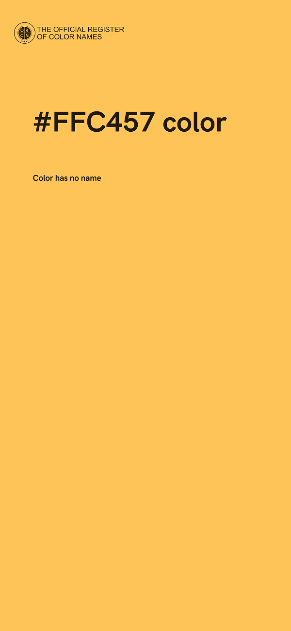 #FFC457 color image