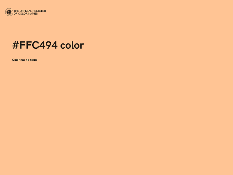 #FFC494 color image